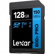 Lexar 128gb High-performance 800x Pro Uhs-i Sdxc Card (blue Series, 2-pack)