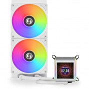 Lian Li Galahad Ii Lcd 280 Aio Cpu Liquid Cooler With Performance Fans (white)