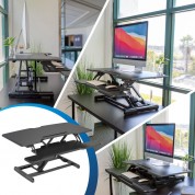 Mount-it! Electric Standing Desk Converter With 38