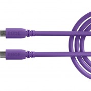 Rode Sc27 Superspeed Usb-c To Usb-c Cable (purple, 6.6')