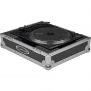 Odyssey Flight Case For Single Turntable (aluminum Trim And Hardware)