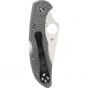 Spyderco Delica 4 Lightweight Flat Ground Folding Knife (gray)