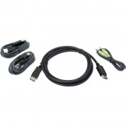 Iogear Displayport And Usb Kvm Cable Kit With Audio (6')