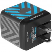 Kondor Blue 65w Usb-c Pd Wall Charger Brick