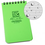 Rite In The Rain Top Spiral All-weather Notebook (hi Vis Green, 100 Pages, 3 X 5