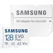 Samsung 128gb Evo Plus Microsdxc Memory Card With Sd Adapter