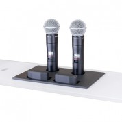 Heckler Console Insert For Dual Shure Sbc 220 Or Sbc 240