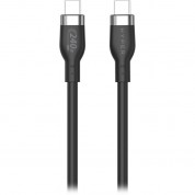 Hyper Usb-c 2.0 Male Silicone 240w Charging Cable (6.6', Black)