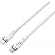 Hyper Usb-c 2.0 Male Silicone 240w Charging Cable (6.6', White)