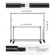 Neewer Nk-st300 Backdrop Stand (10 X 8')