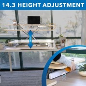 Mount-it! Standing Desk Converter With 38