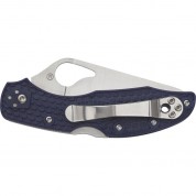 Spyderco Byrd Meadowlark 2 Folding Knife (frn Handle, Blue)