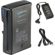 Pawa Vm-99-t V-mount Battery With D-tap Charger (99wh)