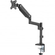 Rocstor Ergoreach Ep8 Premium Single Ergonomic Monitor Pole Mount Arm