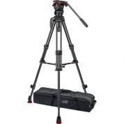 Sachtler 75/2 Mark Ii Carbon Fiber Tripod System With Fsb 4 Fluid Head & Mid-level Spreader