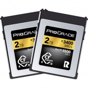 Prograde Digital 2tb Cfexpress 4.0 Type B Gold Memory Card (2-pack)