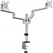 Rocstor Ergoreach Ep14 Premium Aluminum Articulating Dual-screen Mount