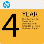 Hp 4-year Next Business Day On-site Hardware Support With Media Retention For Desktops