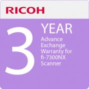 Ricoh 3-year Advance Exchange Warranty For Fi-7300nx Scanner