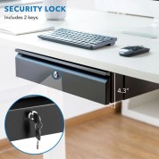 Mount-it! Mi-7295 Under-desk Drawer With Lock