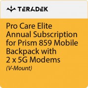 Teradek Pro Care Elite Annual Subscription For Prism 859 Mobile Backpack With 2 X 5g Modems (v-mount)