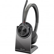 Poly Voyager 4320 Bluetooth Stereo Headset With Bt700 Usb-a Dongle And Charging Stand (microsoft Teams Certified)