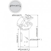 Mount-it! Mi-21100 Truss Clamp For 50mm Pole