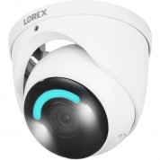 Lorex H16 E896dd 4k Uhd Outdoor Network Dome Security Camera With Night Vision (white)