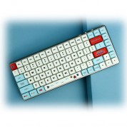 Azio Cascade 75% Layout Slim Keycaps (retro Arcade Light)