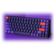 Azio Cascade 75% Layout Slim Keycaps (neon Flux Dark)