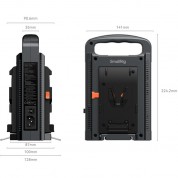 Smallrig Dual-channel V-mount Battery Charger