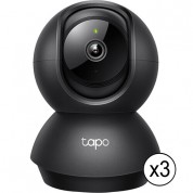 Tp-link Tapo C211 3mp Pan & Tilt Indoor Wi-fi Security Camera With Night Vision (3-pack)