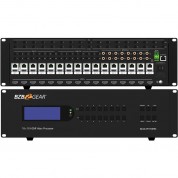 Bzbgear 16x16 4k Seamless Hdmi Matrix Switcher/video Wall Processor Kit With 16 Receivers