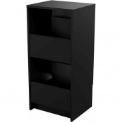 Glorious Vinyl Vault Record Storage Cabinet With Soft-closing Drawers (black)