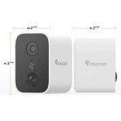 Toucan Scout 1080p Outdoor Wireless Security Camera With Night Vision (3-pack)