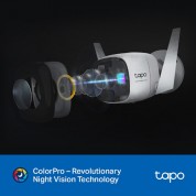 Tp-link Tapo Colorpro C325wb 4mp Wi-fi Outdoor Camera With Spotlights (2-pack)