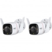 Tp-link Tapo Colorpro C325wb 4mp Wi-fi Outdoor Camera With Spotlights (2-pack)