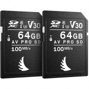 Angelbird 64gb Av Pro Uhs-i Sdxc Match Pack For Canon Cameras