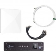 Rf Venue Diversity Architectural Antenna & Combine6 Hdr 6-channel Antenna Combiner Bundle (white, 470 To 616 Mhz)