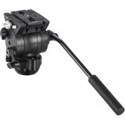 Libec Friction Video Head With 75mm Ball/flat Base & Pan Handle