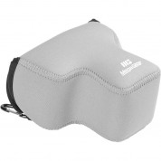 Megagear Neoprene Camera Case For Fujifilm X-s20 With 18-55mm Lens (gray)