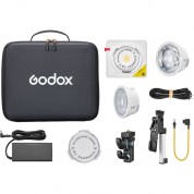 Godox Ml100bi Bi-color Portable Led Light (36° Lens & V-mount Handgrip Kit)