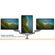 Mount-it! Mi-2753old Triple Monitor Desk Mount With Usb-a & 3.5mm Audio Ports