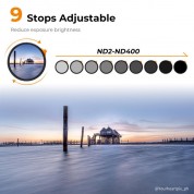 K&f Concept Nano-x Variable Nd Filter (52mm, 1 To 9-stop)