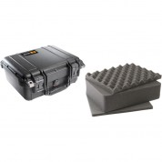 Pelican 1400 Case With Foam (black)