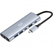 Adesso Cyberhub 4035 6-in-1 Usb-c Multiport Hub