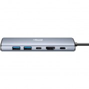 Adesso Cyberhub 4035 6-in-1 Usb-c Multiport Hub