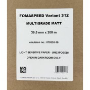 Foma Fomaspeed 312 Vc Rc Matte Photo Booth Paper (1.6 X 7.87