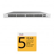 Cisco Ms120-48fp Access Switch With 5-year Enterprise License And Support