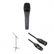 Sennheiser E 845 Supercardioid Vocal Mic With Boom Stand And Cable